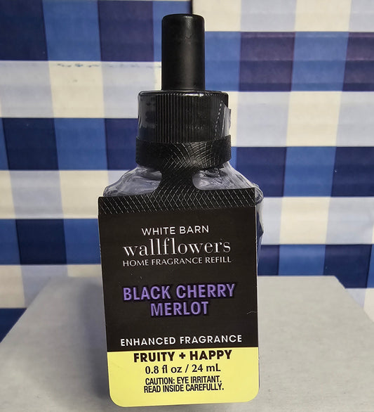 New Bath And Body Works Black Cherry Merlot Wallflower Home Fragrance Refill