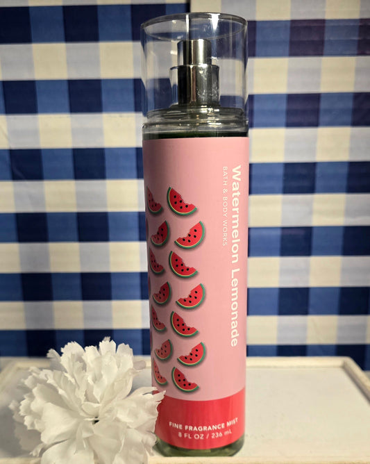 Bath and Body Works Watermelon Lemonade Fragrance Body Mist, Body Spray, Hair Mist, Linen Spray