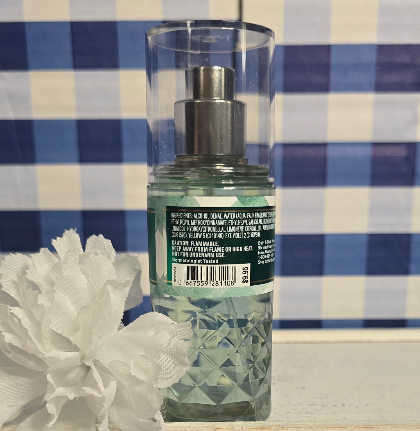 New Bath and Body Works Travel Size Gingham Fresh Fine Fragrance Mist 2.5 fl oz