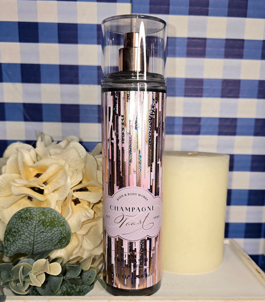 New Bath And Body Works Champagne Toast Fine Fragrance Body Mist, Body Spray, Hair Mist, Linen Spray