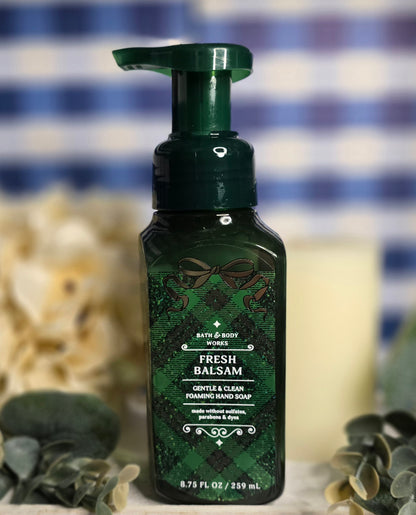 New Bath and Body Works Fresh Balsam Gentle and Clean Foaming Hand Soap