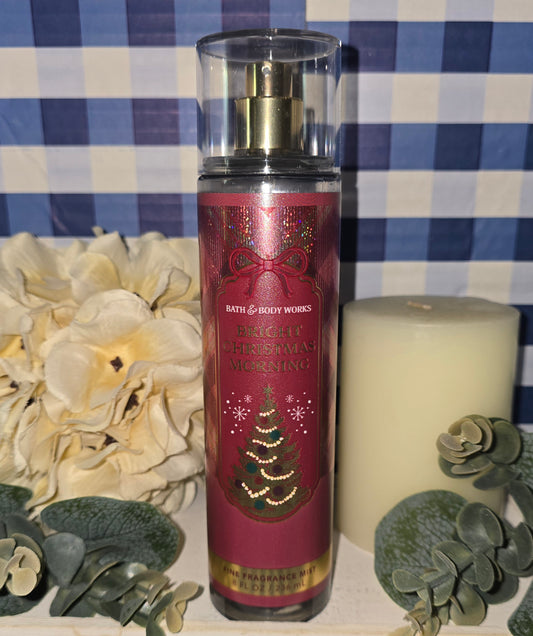 Bath & Body Work Bright Christmas Morning Body Mist, Body Spray, Hair Mist, Linen Spray