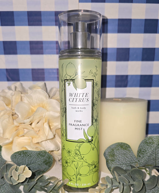 Bath And Body Works White Citrus Fine Fragrance Body Mist, Body Spray, Hair Mist and Linen Spray