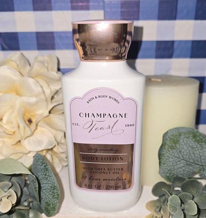 Bath And Body Works Champagne Toast 24 Hour Moisturizing Daily Nourishing Body Lotion 8 fl oz