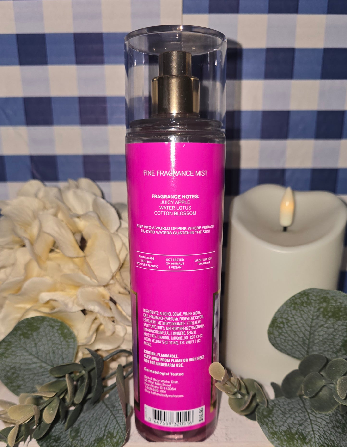 New Bath & Body Works Pink Tie Dye Body Mist, Body Spray, Hair Mist, or Linen Spray