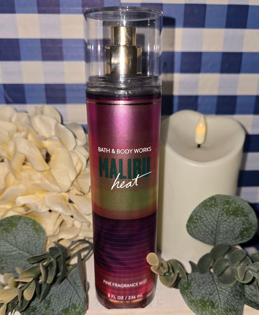 New Bath & Body Works Malibu Heat Body Mist, Body Spray, Hair Mist or Linen Spray 