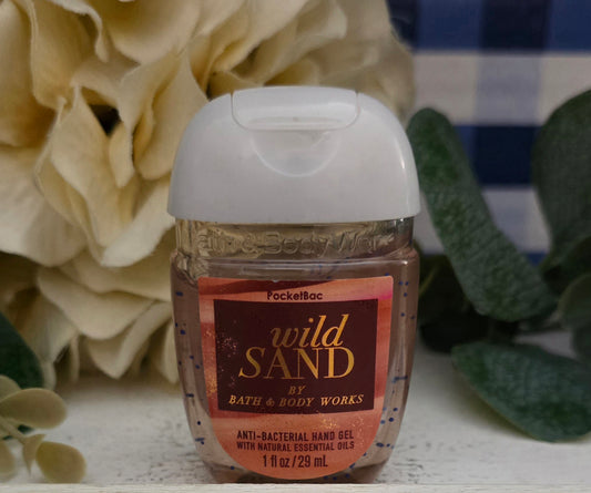 New Bath and Body Works Wild Sands PocketBac Hand Sanitizer. 