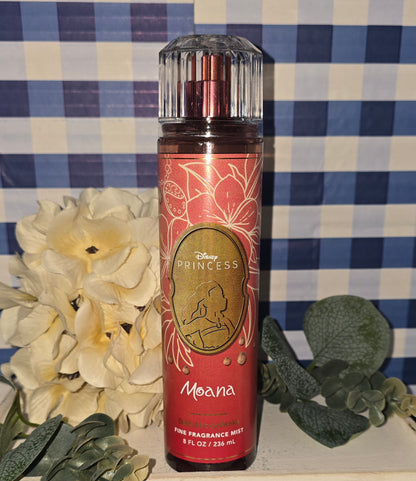 New Bath and Body Works Disney Princess Moana Body Mist, Body Spray, Hair Mist 8 fl oz